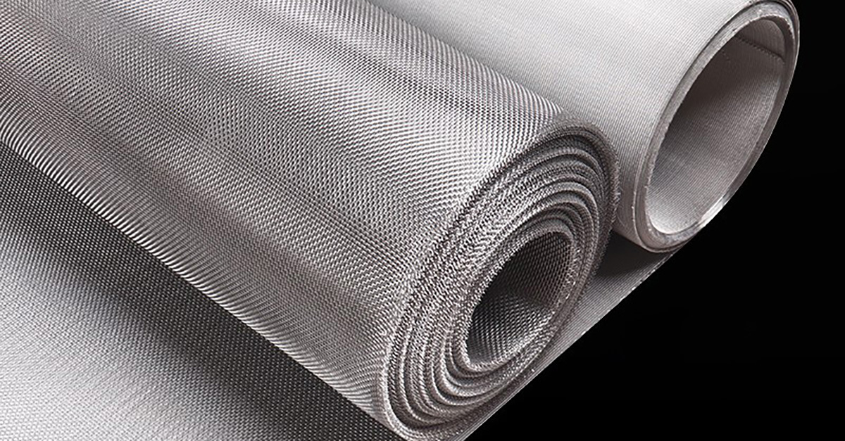 Stainless steel woven wire mesh rolls in different opening sizes