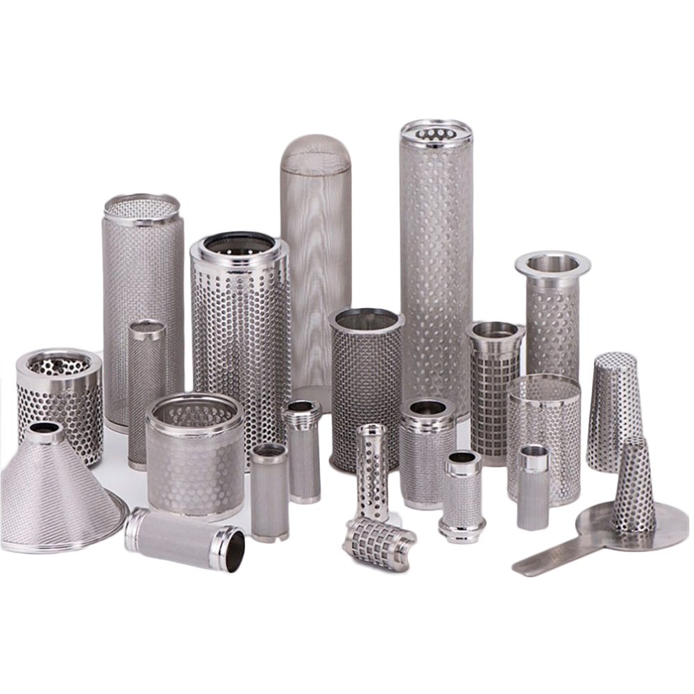 Custom metal filter tube configurations with varied seams bodies and ends