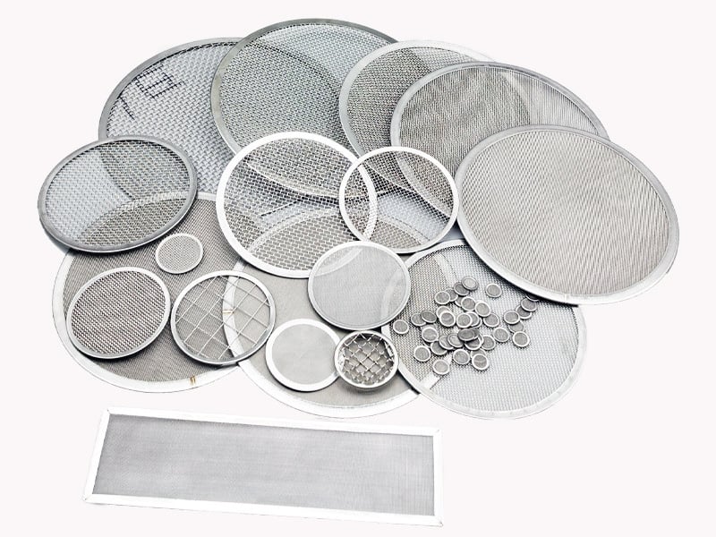Round and rectangular custom wire mesh screen pack configurations