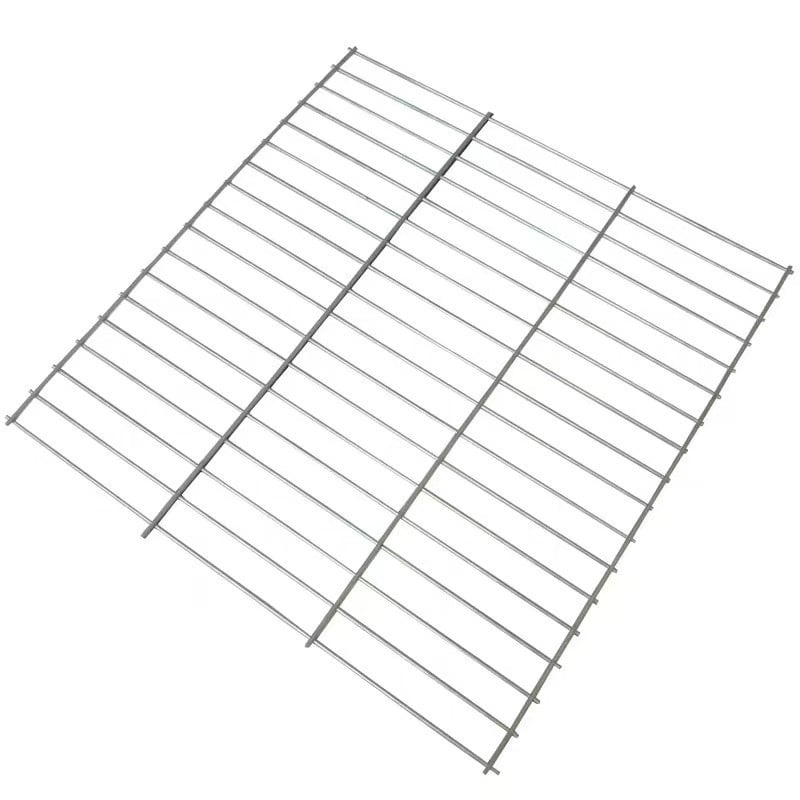 Cut-to-size stainless steel welded mesh panel with support wires