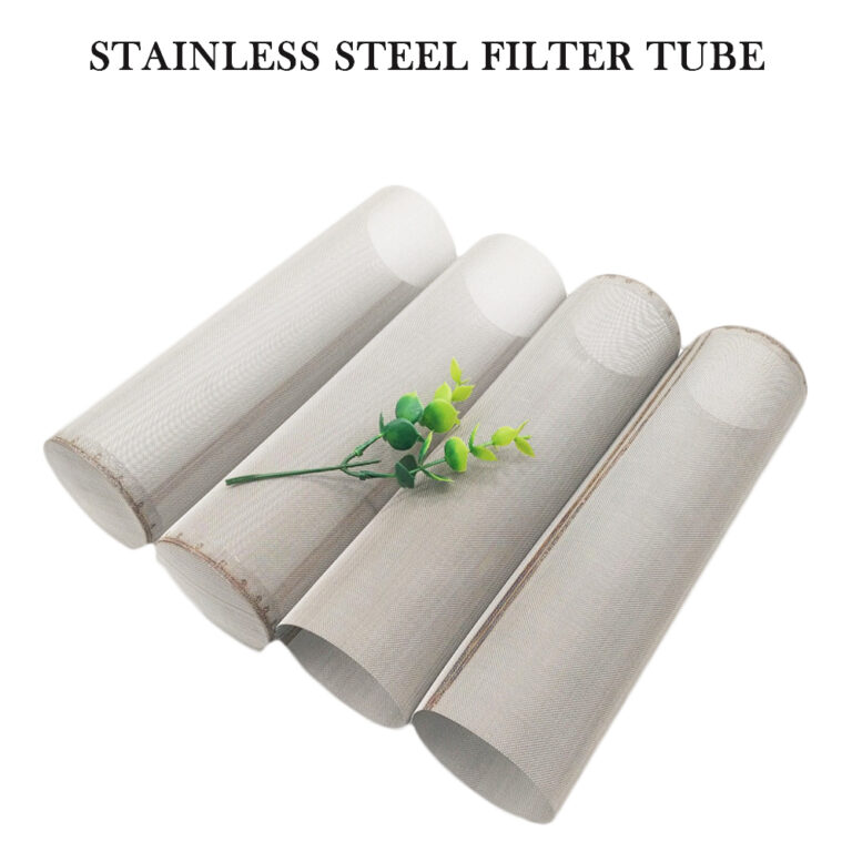 Formed cylindrical wire cloth filter component
