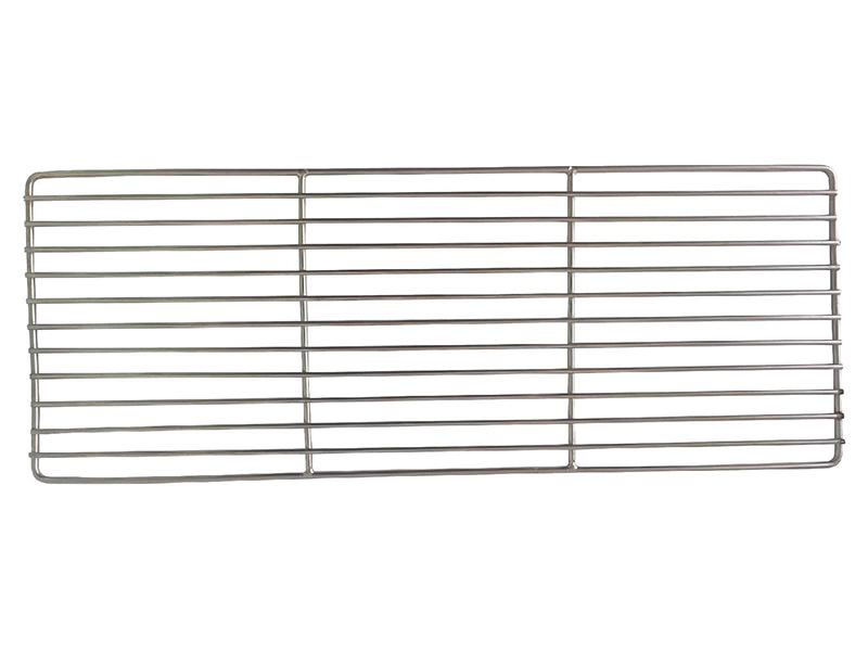 Rectangular stainless steel welded wire panel with rounded perimeter frame