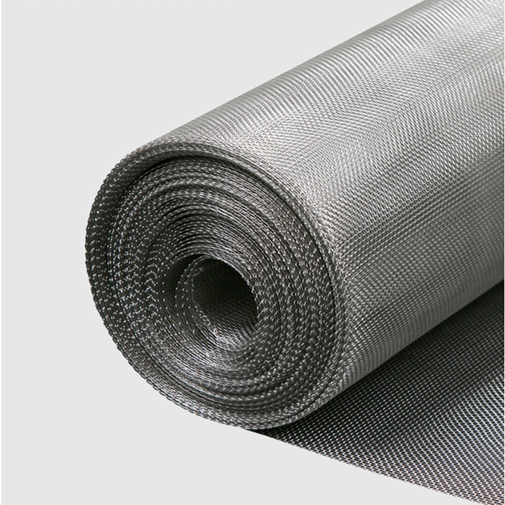 Stainless steel woven screening mesh roll